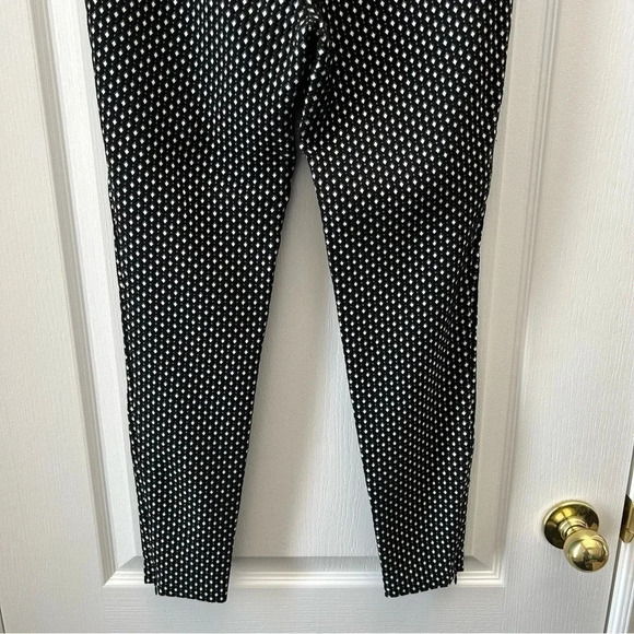 Ricki’s Pants Slim Fit Cropped Ankle Zipper Stretch Black & White Size 0 - Picture 8 of 14